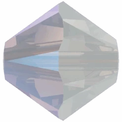 Serinity Crystal Beads Bicone (5328) White Opal Shimmer(Serinity 5328 Bicone Beads White Opal Shimmer)