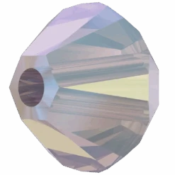 Swarovski Crystal Beads Bicone (5328) White Opal Shimmer 2X(Swarovski 5328 Bicone Beads White Opal Shimmer 2x) -BlueStreak Crystal Shop Swarovski Crystal Beads Bicone 5328 White Opal Shimmer 2X 2