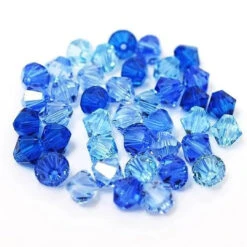 Swarovski Crystal Beads Bicone Mix (5328) Blues(Swarovski Crystal Beads Bicone Mix 5328 Blues)