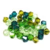 Swarovski Crystal Beads Bicone Mix (5328) Greens(Swarovski Crystal Beads Bicone Mix 5328 Greens) -BlueStreak Crystal Shop Swarovski Crystal Beads Bicone Mix 5328 Greens