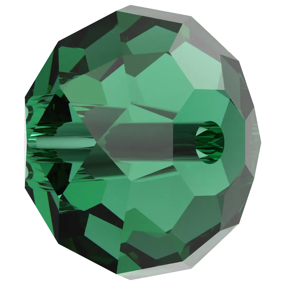 Swarovski Crystal Beads Briolette (5040) Majestic Green(Swarovski Crystal Beads Briolette 5040 Majestic Green) 4 Swarovski Crystal Beads Briolette (5040) Majestic Green(Swarovski Crystal Beads Briolette 5040 Majestic Green) - Image 2