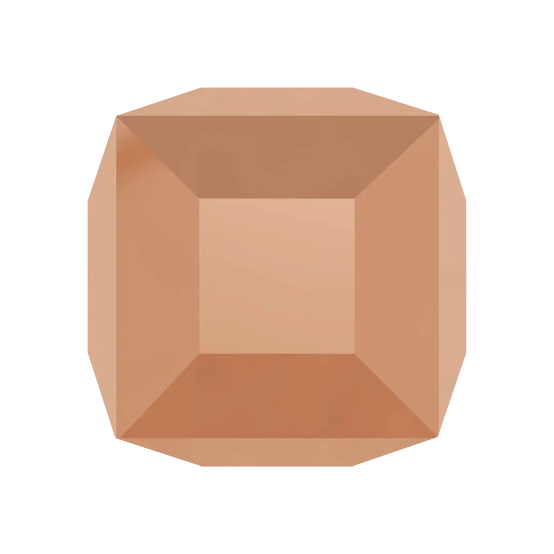 Swarovski Crystal Beads Cube (5601) Crystal Rose Gold 2X(Swarovski 5601 Beads Cube Crystal Rose Gold 2x) 3 Swarovski Crystal Beads Cube (5601) Crystal Rose Gold 2X(Swarovski 5601 Beads Cube Crystal Rose Gold 2x)
