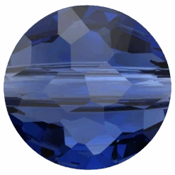 Swarovski Crystal Beads Fantasy Round (5034) Recreated Dark Sapphire(Swarovski Crystal Beads Fantasy Round 5034 Recreated Dark Sapphire)