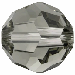 Swarovski Crystal Beads Round (5000) Black Diamond(Swarovski 5000 Round Beads Black Diamond)