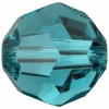 Swarovski Crystal Beads Round (5000) Blue Zircon(Swarovski 5000 Round Beads Blue Zircon) -BlueStreak Crystal Shop Swarovski Crystal Beads Round 5000 Blue Zircon