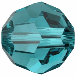 Swarovski Crystal Beads Round (5000) Blue Zircon(Swarovski 5000 Round Beads Blue Zircon)