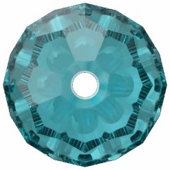 Swarovski Crystal Beads Round (5000) Blue Zircon(Swarovski 5000 Round Beads Blue Zircon) -BlueStreak Crystal Shop Swarovski Crystal Beads Round 5000 Blue Zircon 3