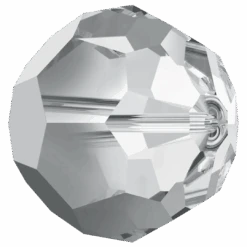 Serinity Crystal Beads Round (5000) Crystal Light Chrome(Serinity 5000 Round Beads Crystal Light Chrome) -BlueStreak Crystal Shop Swarovski Crystal Beads Round 5000 Crystal Light Chrome 2
