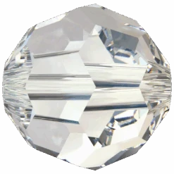 Swarovski Crystal Beads Round (5000) Crystal Moonlight(Swarovski 5000 Round Beads Crystal Moonlight)