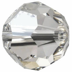 Swarovski Crystal Beads Round (5000) Crystal Silver Shade(Swarovski 5000 Round Beads Crystal Silver Shade) -BlueStreak Crystal Shop Swarovski Crystal Beads Round 5000 Crystal Silver Shade 2