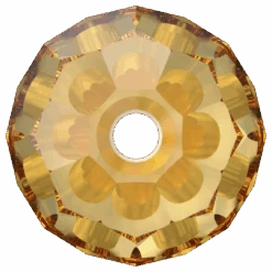 Swarovski Crystal Beads Round (5000) Golden Topaz(Swarovski 5000 Round Beads Golden Topaz) -BlueStreak Crystal Shop Swarovski Crystal Beads Round 5000 Golden Topaz 3