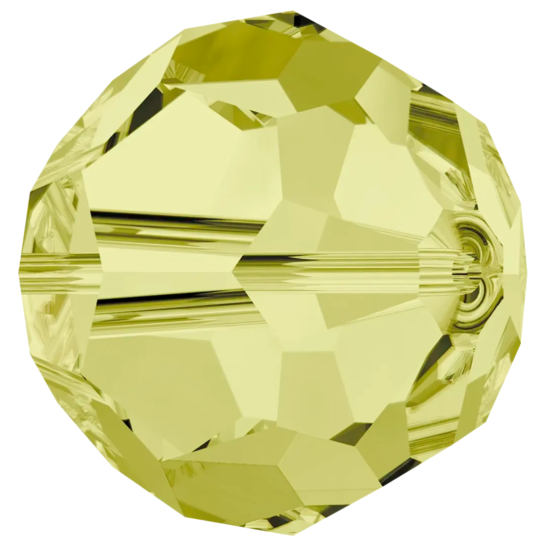 Swarovski Crystal Beads Round (5000) Jonquil(Swarovski 5000 Round Beads Jonquil) 4 Swarovski Crystal Beads Round (5000) Jonquil(Swarovski 5000 Round Beads Jonquil) - Image 2
