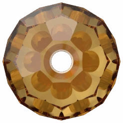 Swarovski Crystal Beads Round (5000) Light Amber(Swarovski 5000 Round Beads Light Amber) -BlueStreak Crystal Shop Swarovski Crystal Beads Round 5000 Light Amber 3