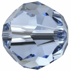 Serinity Crystal Beads Round (5000) Light Sapphire(Serinity 5000 Round Beads Light Sapphire) -BlueStreak Crystal Shop Swarovski Crystal Beads Round 5000 Light Sapphire 2