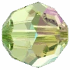 Swarovski Crystal Beads Round (5000) Peridot Shimmer(Swarovski 5000 Round Beads Peridot Shimmer) -BlueStreak Crystal Shop Swarovski Crystal Beads Round 5000 Peridot Shimmer