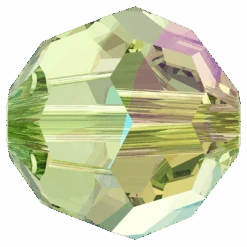 Swarovski Crystal Beads Round (5000) Peridot Shimmer(Swarovski 5000 Round Beads Peridot Shimmer)
