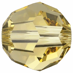 Swarovski Crystal Beads Round (5000) Recreated Dark Jonquil(Swarovski Crystal Beads Round 5000 Recreated Dark Jonquil)