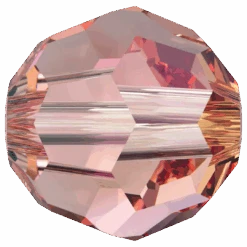 Swarovski Crystal Beads Round (5000) Rose Shimmer(Swarovski 5000 Round Beads Rose Shimmer)