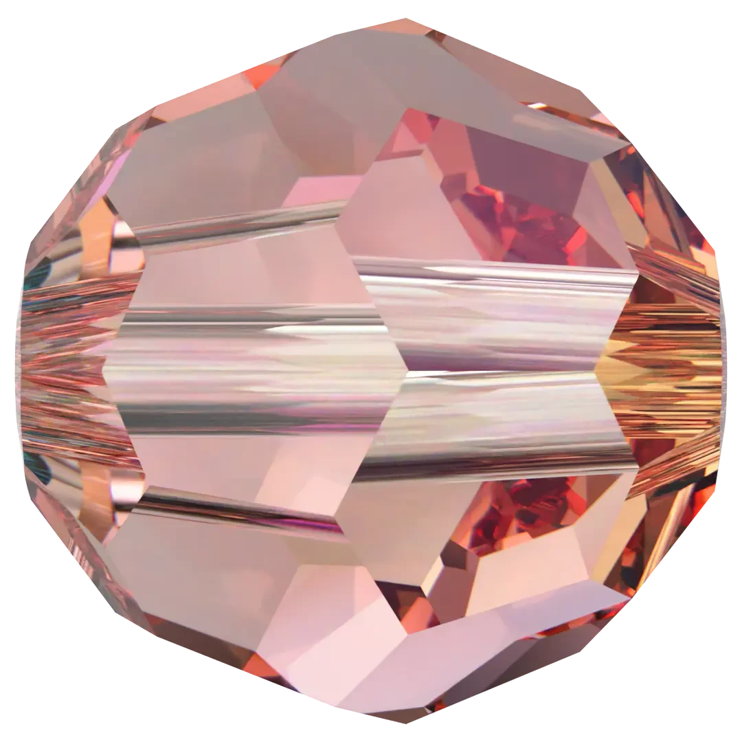 Swarovski Crystal Beads Round (5000) Rose Shimmer(Swarovski 5000 Round Beads Rose Shimmer) 3 Swarovski Crystal Beads Round (5000) Rose Shimmer(Swarovski 5000 Round Beads Rose Shimmer)