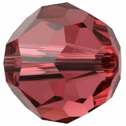 Serinity Crystal Beads Round (5000) Scarlet(Serinity 5000 Round Beads Scarlet) -BlueStreak Crystal Shop Swarovski Crystal Beads Round 5000 Scarlet 2