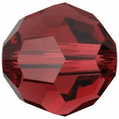 Swarovski Crystal Beads Round (5000) Siam(Swarovski 5000 Round Beads Siam)