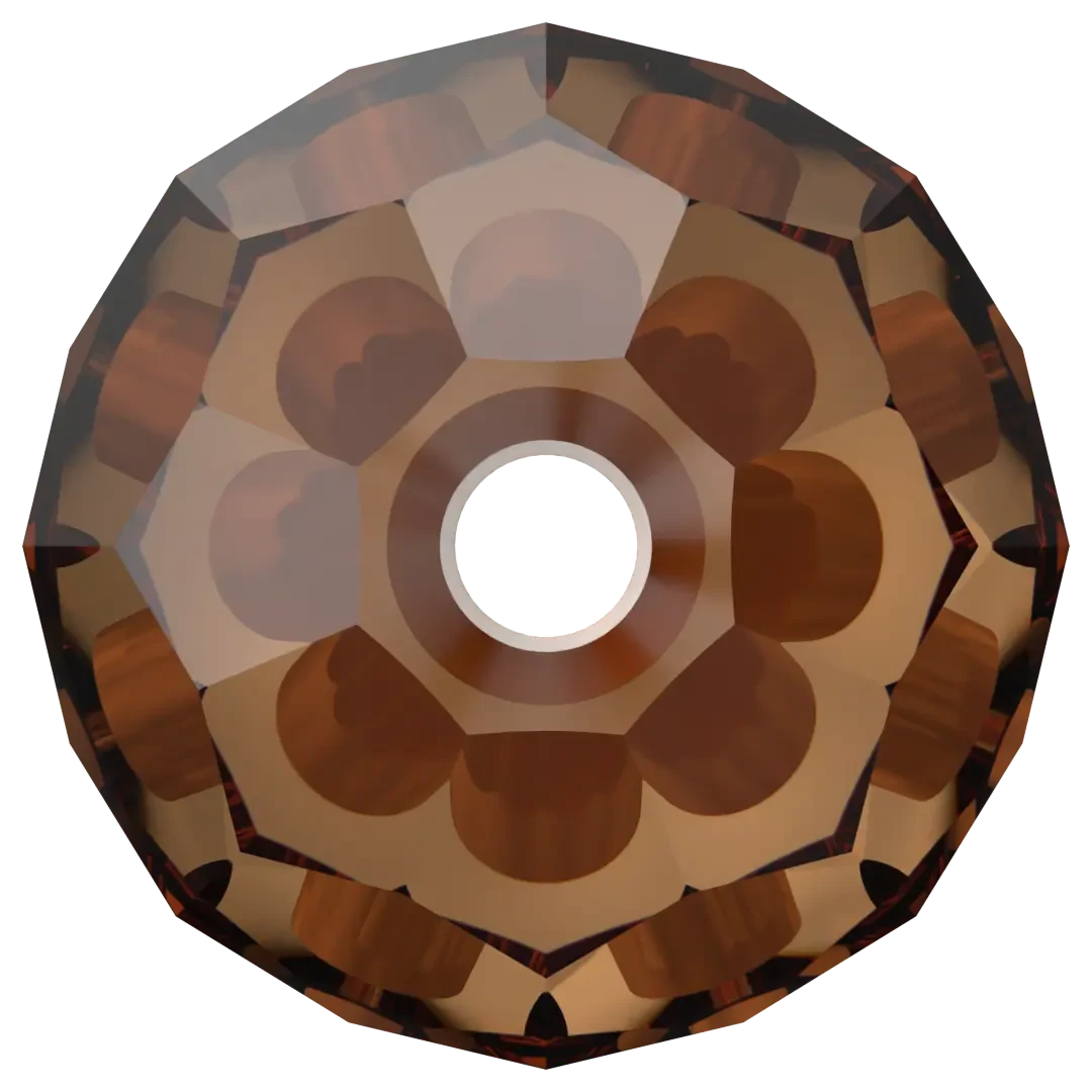 Swarovski Crystal Beads Round (5000) Smoked Amber(Swarovski 5000 Round Beads Smoked Amber) 5 Swarovski Crystal Beads Round (5000) Smoked Amber(Swarovski 5000 Round Beads Smoked Amber) - Image 3