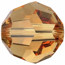 Serinity Crystal Beads Round (5000) Topaz(Serinity 5000 Round Beads Topaz)