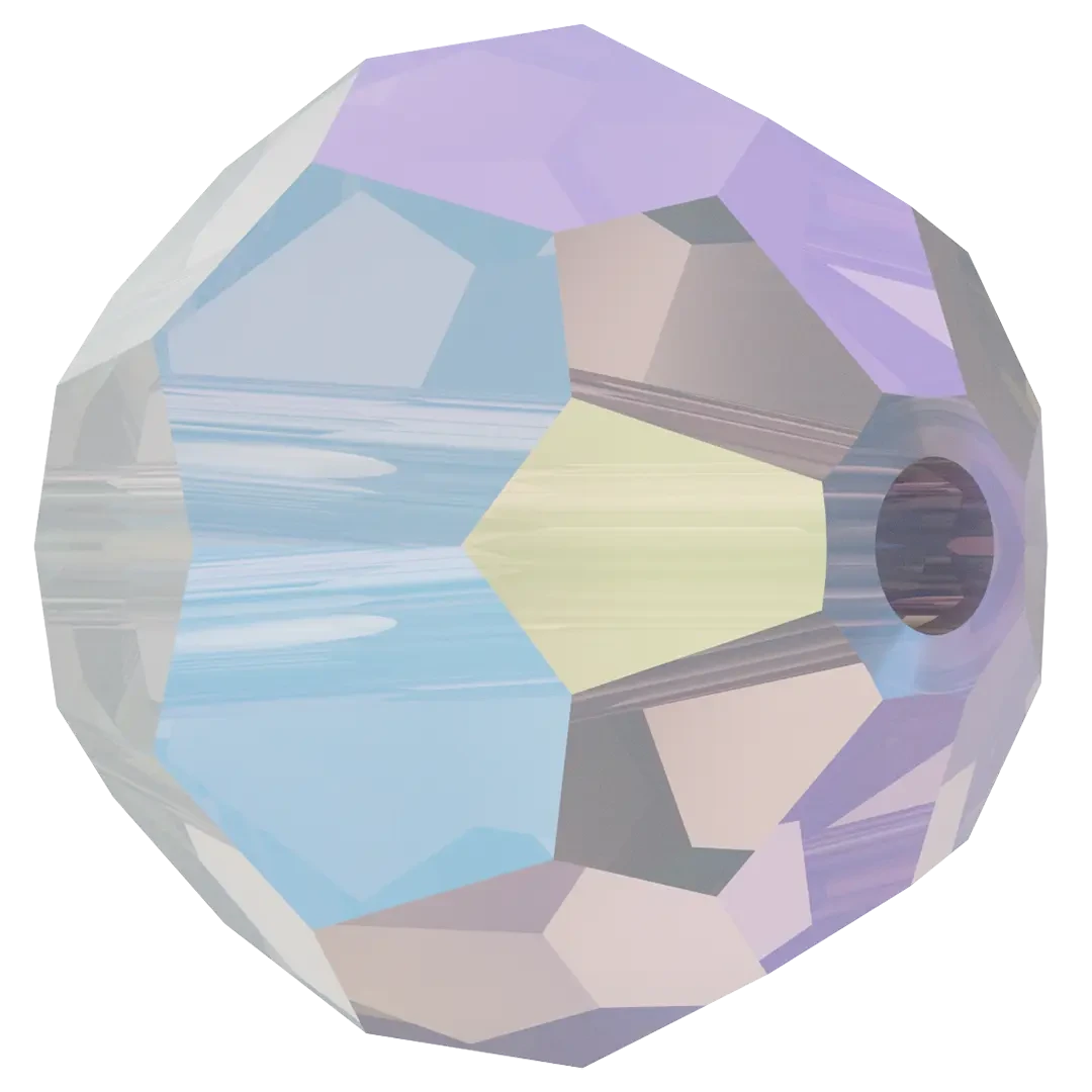 Swarovski Crystal Beads Round (5000) White Opal Shimmer(Swarovski 5000 Round Beads White Opal Shimmer) 4 Swarovski Crystal Beads Round (5000) White Opal Shimmer(Swarovski 5000 Round Beads White Opal Shimmer) - Image 2