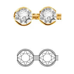 Swarovski Cup Chain Bezel (27000) PP24 Rhodium(Swarovski Cup Chain 27000 Pp24 Rhodium)