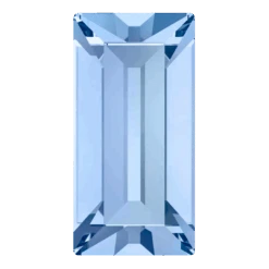 Swarovski Fancy Stones Baguette (4501) Light Sapphire(Swarovski 4501 Fancy Stones Baguette Light Sapphire)