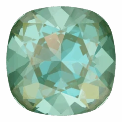 Swarovski Fancy Stones Cushion Square (4470) Crystal Silky Sage DeLite(Swarovski 4470 Fancy Stones Cushion Crystal Silky Sage Delite)