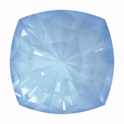 Swarovski Fancy Stones Mystic Square (4460) Crystal Sky Ignite UNFOILED(Swarovski 4460 Fancy Stones Mystic Square Crystal Sky Ignite)