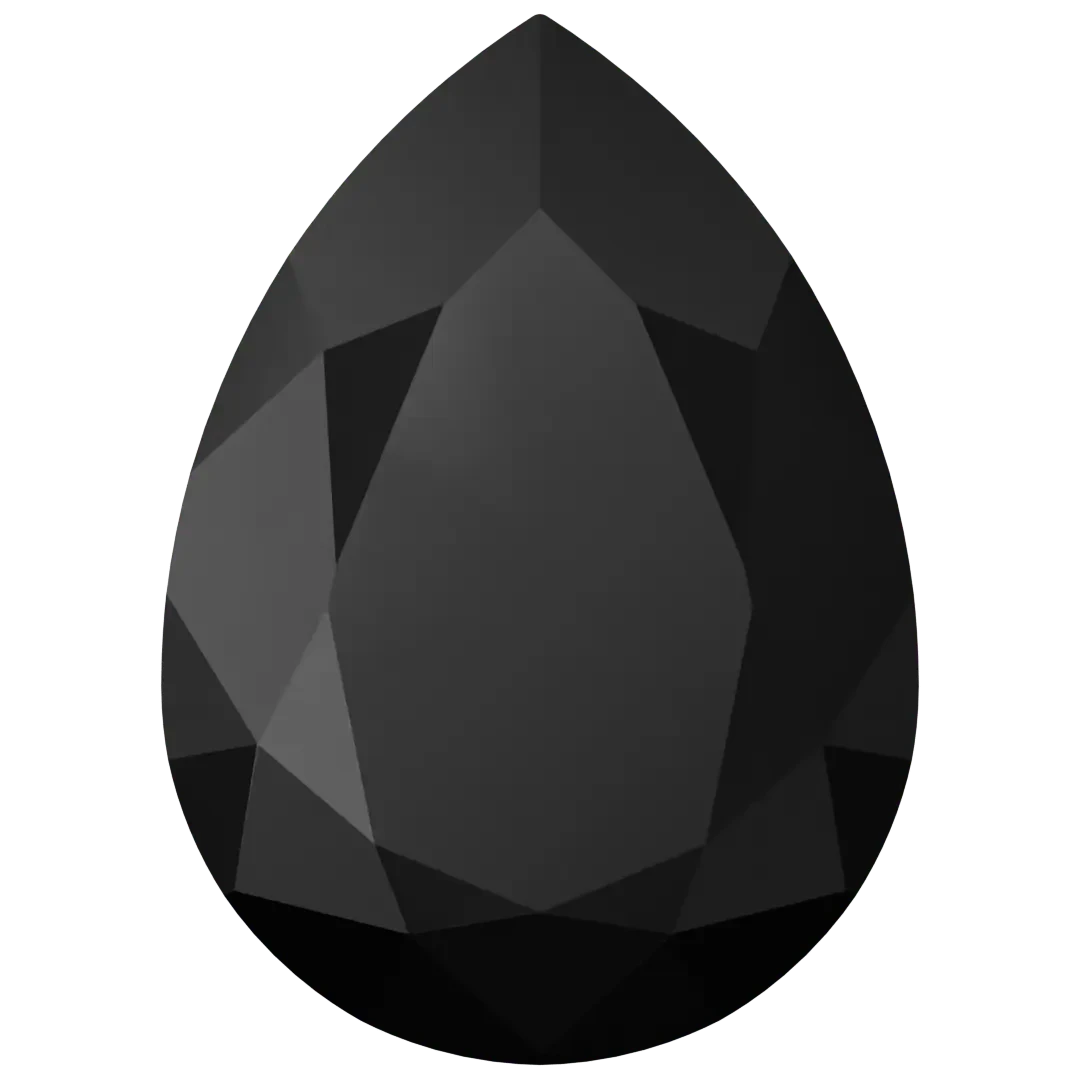 Swarovski Fancy Stones Pear (4320) Jet UNFOILED(Swarovski 4320 Fancy Stones Pear Jet Unfoiled) 3 Swarovski Fancy Stones Pear (4320) Jet UNFOILED(Swarovski 4320 Fancy Stones Pear Jet Unfoiled)