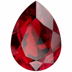 Swarovski Fancy Stones Pear (4320) Siam(Swarovski 4320 Fancy Stones Pear Siam)