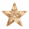 Swarovski Fancy Stones Star (4745) Crystal Golden Shadow(Swarovski 4745 Fancy Stones Star Crystal Golden Shadow) -BlueStreak Crystal Shop Swarovski Fancy Stones Star 4745 Crystal Golden Shadow