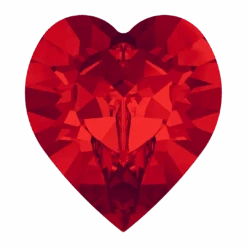 Swarovski Fancy Stones Xilion Heart (4884) Light Siam(Swarovski 4884 Fancy Stones Xilion Heart Light Siam)