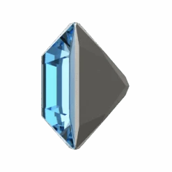 Swarovski Fancy Stones Xilion Square (4428) Aquamarine(Swarovski 4428 Fancy Stones Xilion Square Aquamarine) -BlueStreak Crystal Shop Swarovski Fancy Stones Xilion Square 4428 Aquamarine 3