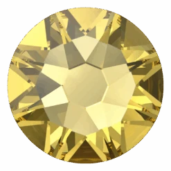 Swarovski Flat Back Crystals Non Hotfix (2000, 2058 & 2088) Recreated Dark Jonquil(Swarovski Flat Back Crystals Rhinestones Non Hotfix 2000 2058 2088 Recreated Dark Jonquil)