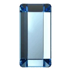 Swarovski Flat Back Crystals Non Hotfix Baguette (2510) Aquamarine(Swarovski Flat Back Crystals Rhinestones Non Hotfix Baguette 2510 Aquamarine)