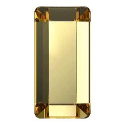 Swarovski Flat Back Crystals Non Hotfix Baguette (2510) Recreated Dark Jonquil(Swarovski Flat Back Crystals Non Hotfix Baguette 2510 Recreated Dark Jonquil)