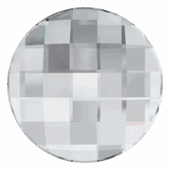 Swarovski Flat Back Crystals Non Hotfix Chessboard Circle (2035) Crystal(Swarovski 2035 Flatback Crystals Non Hotfix Chessboard Circle Crystal)