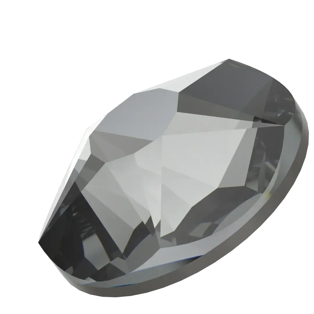 Swarovski Flat Back Crystals Non Hotfix Xirius Star Rose (2100) Crystal Silver Night(Swarovski Non Hotfix Flat Back Crystals Xirius Star Rose Cut 2100 Crystal Silver Night) 4 Swarovski Flat Back Crystals Non Hotfix Xirius Star Rose (2100) Crystal Silver Night(Swarovski Non Hotfix Flat Back Crystals Xirius Star Rose Cut 2100 Crystal Silver Night) - Image 2