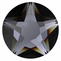 Swarovski Flat Back Crystals Non Hotfix Xirius Star Rose (2100) Graphite(Swarovski Non Hotfix Flat Back Crystals Xirius Star Rose Cut 2100 Graphite)