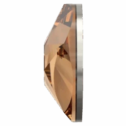 Swarovski Flat Back Crystals Non Hotfix Xirius Star Rose (2100) Light Colorado Topaz(Swarovski Non Hotfix Flat Back Crystals Xirius Star Rose Cut 2100 Light Colorado Topaz) -BlueStreak Crystal Shop Swarovski Flat Back Crystals Non Hotfix Xirius Star Rose 2100 Light Colorado Topaz 3