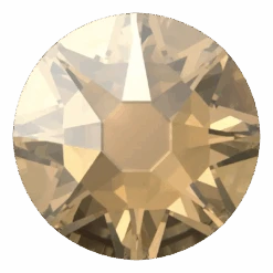 Serinity Hotfix Flat Back Crystals (2000, 2038 & 2078) Crystal Golden Shadow(Serinity 2000 2038 2078 Flatback Crystals Hotfix Crystal Golden Shadow)