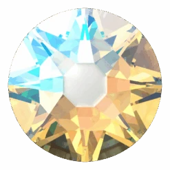 Swarovski Flat Back Crystals Non Hotfix (2000, 2058 & 2088) Crystal Shimmer(Swarovski 2000 2058 2088 Flatback Crystals Non Hotfix Crystal Shimmer)