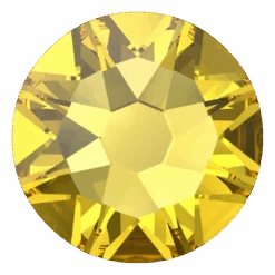 Swarovski Hotfix Flat Back Crystals (2000, 2038 & 2078) Light Topaz(Swarovski 2000 2038 2078 Flatback Crystals Hotfix Light Topaz)