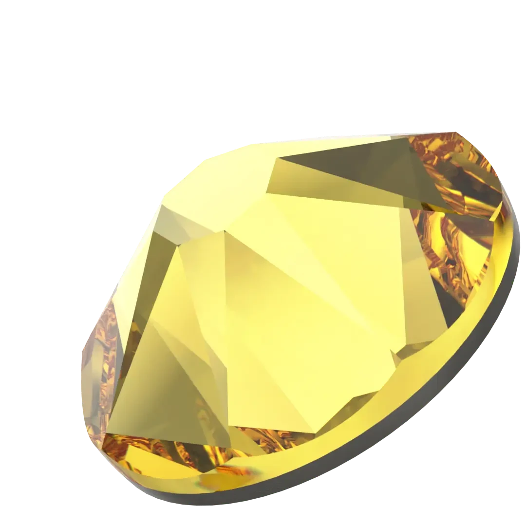 Serinity Flat Back Crystals Non Hotfix (2000, 2058 & 2088) Light Topaz(Serinity 2000 2058 2088 Flatback Crystals Non Hotfix Light Topaz) 4 Serinity Flat Back Crystals Non Hotfix (2000, 2058 & 2088) Light Topaz(Serinity 2000 2058 2088 Flatback Crystals Non Hotfix Light Topaz) - Image 2