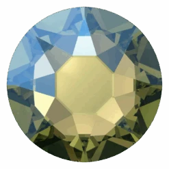 Serinity Hotfix Flat Back Crystals (2000, 2038 & 2078) Peridot Shimmer(Serinity 2000 2038 2078 Flatback Crystals Hotfix Peridot Shimmer)