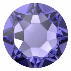 Swarovski Flat Back Crystals Non Hotfix (2000, 2058 & 2088) Tanzanite(Swarovski 2000 2058 2088 Flatback Crystals Non Hotfix Tanzanite)